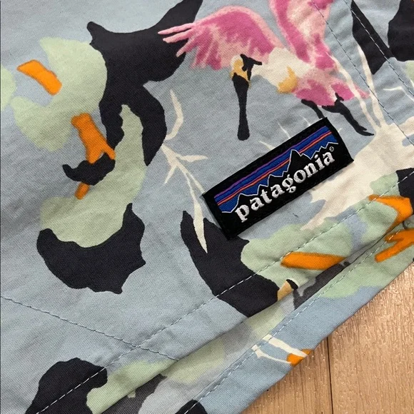 Patagonia Blue Bird Pattern Swim Trunks - Picture 2 of 8